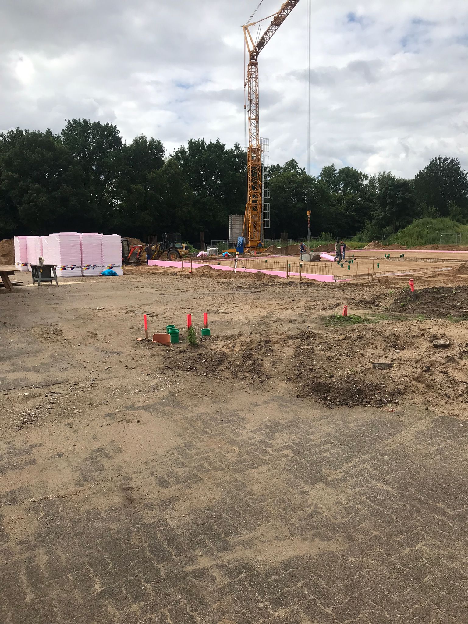Neubau des Gerätehauses, es geht voran (Juli 2024)